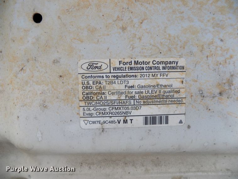 image for item FI9894 2012 Ford F150 SuperCrew pickup truck