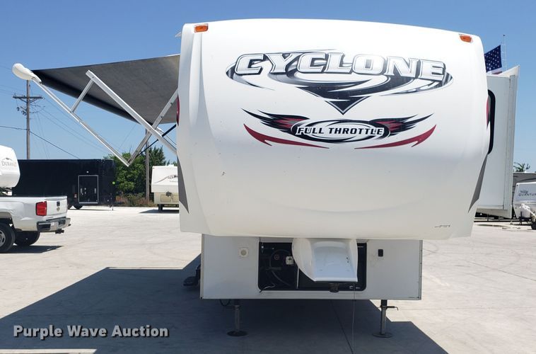 image for item FL9065 2012 Heartland Cyclone toy hauler camper
