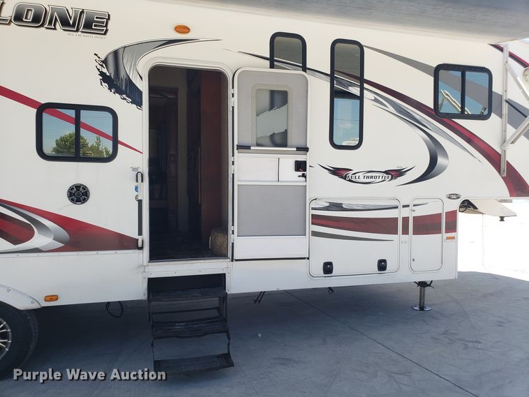 image for item FL9065 2012 Heartland Cyclone toy hauler camper