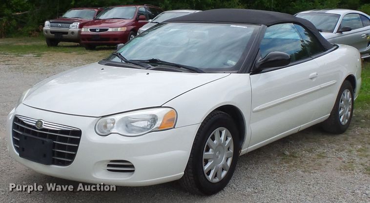 image for item FM9654 2005 Chrysler Sebring convertible