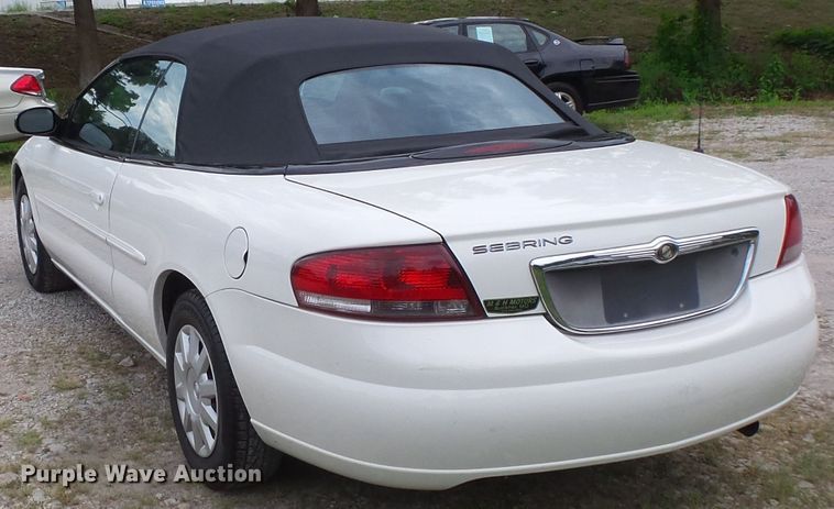 image for item FM9654 2005 Chrysler Sebring convertible