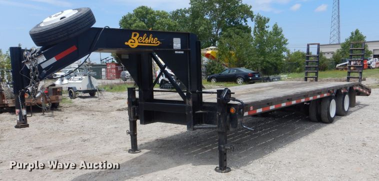 image for item FT9274 2015 Belshe DT255 equipment trailer