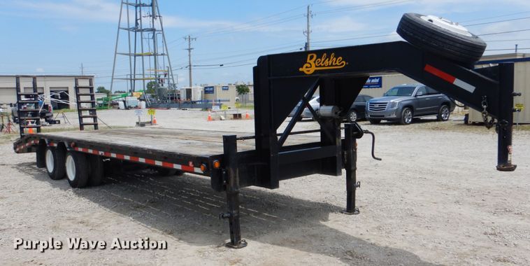 image for item FT9274 2015 Belshe DT255 equipment trailer