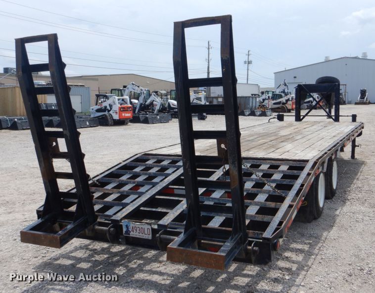 image for item FT9274 2015 Belshe DT255 equipment trailer
