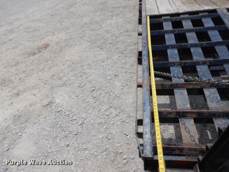 image for item FT9274 2015 Belshe DT255 equipment trailer