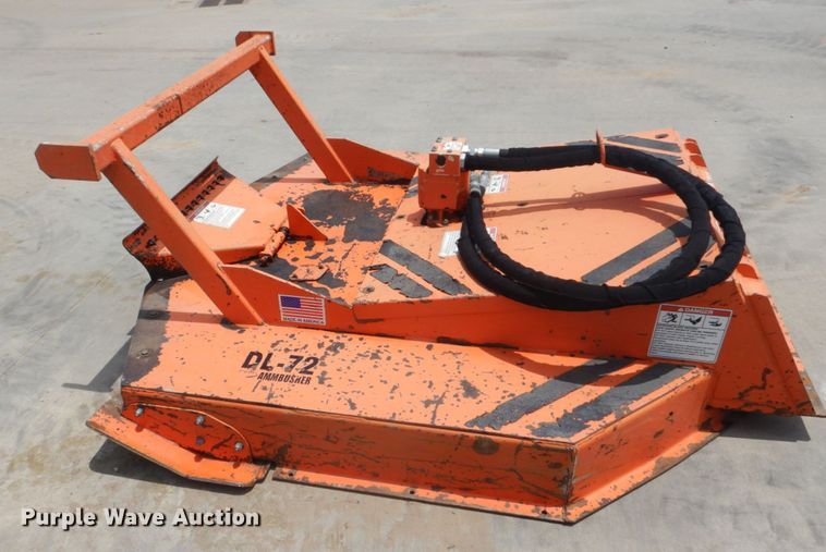 Ambusher DL72 skid steer brush mower in Tulsa, OK Item FT9278 sold
