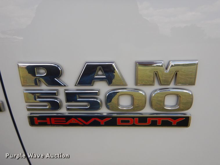 image for item FT9358 2013 Dodge Ram 5500 Crew Cab service truck with crane