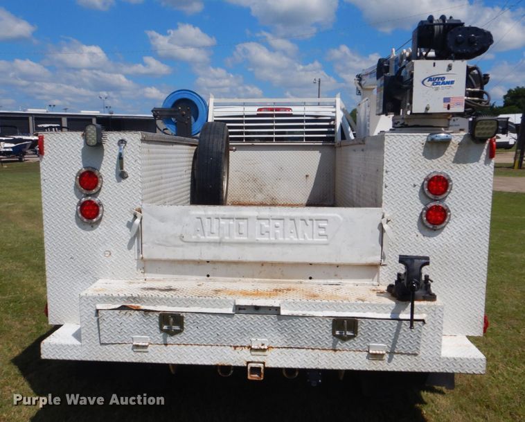 image for item FT9359 2012 Dodge Ram 4500 Crew Cab utility truck with crane