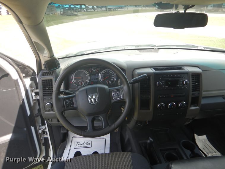 image for item FT9359 2012 Dodge Ram 4500 Crew Cab utility truck with crane