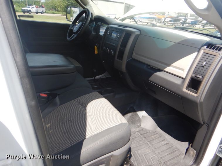 image for item FT9359 2012 Dodge Ram 4500 Crew Cab utility truck with crane