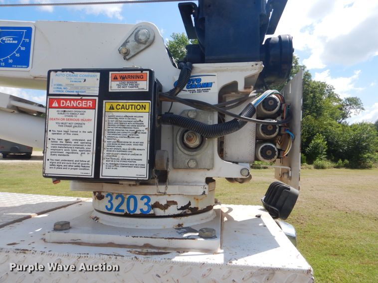 image for item FT9359 2012 Dodge Ram 4500 Crew Cab utility truck with crane