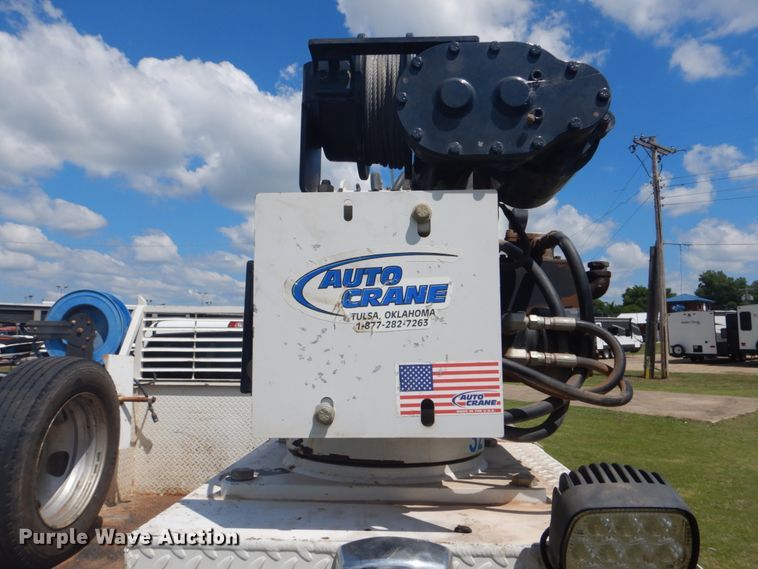 image for item FT9359 2012 Dodge Ram 4500 Crew Cab utility truck with crane