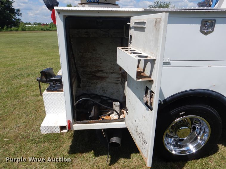 image for item FT9359 2012 Dodge Ram 4500 Crew Cab utility truck with crane