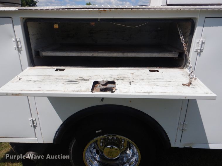 image for item FT9359 2012 Dodge Ram 4500 Crew Cab utility truck with crane