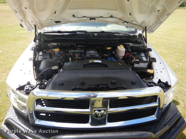 image for item FT9359 2012 Dodge Ram 4500 Crew Cab utility truck with crane