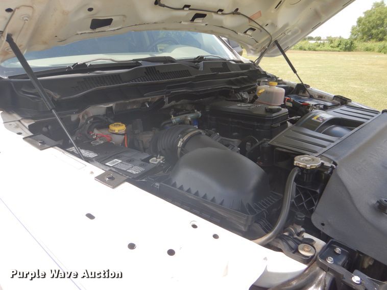 image for item FT9359 2012 Dodge Ram 4500 Crew Cab utility truck with crane