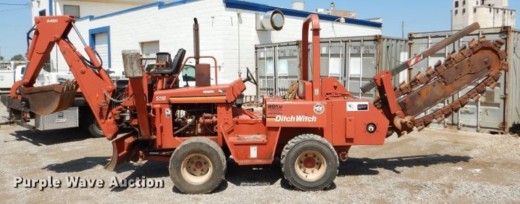 image for item FY9500 1992 Ditch Witch 5110DD trencher