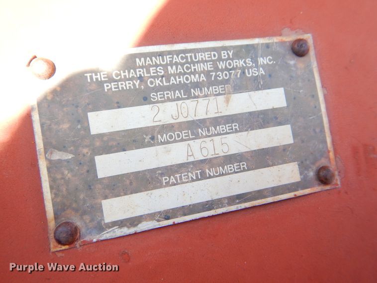 image for item FY9500 1992 Ditch Witch 5110DD trencher