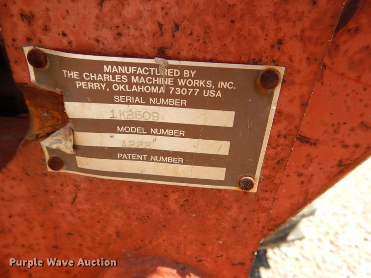 image for item FY9501 1993 Ditch Witch 3500DDLSB trencher