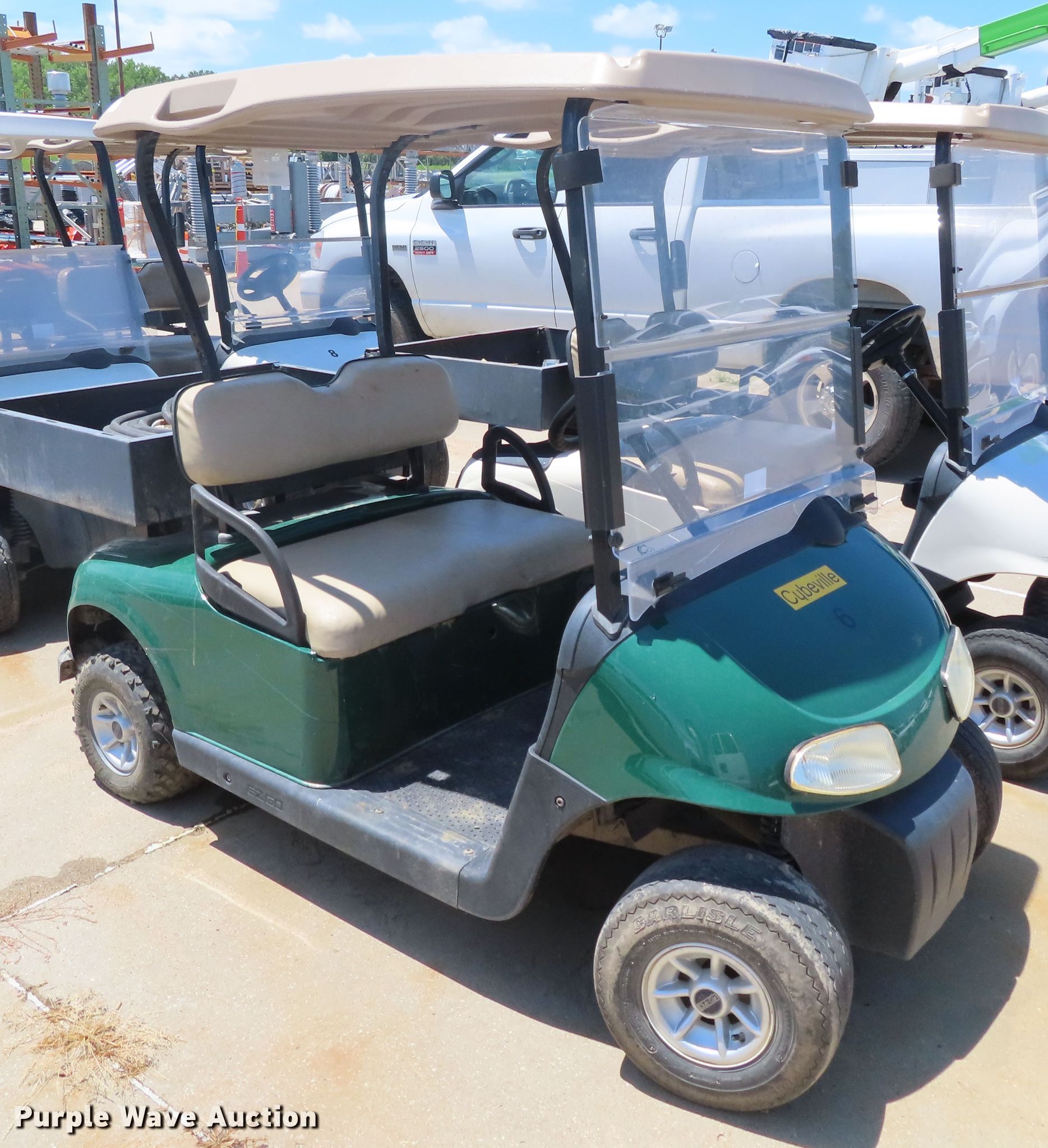Ezgo 606600G01 golf cart in Topeka, KS Item DH0281 sold Purple Wave
