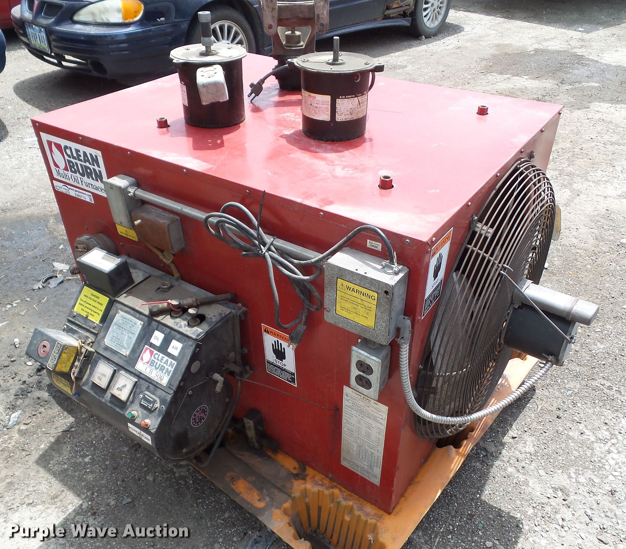 Clean Burn CB1800 multi oil furnace in Fort Dodge, IA Item EM9774