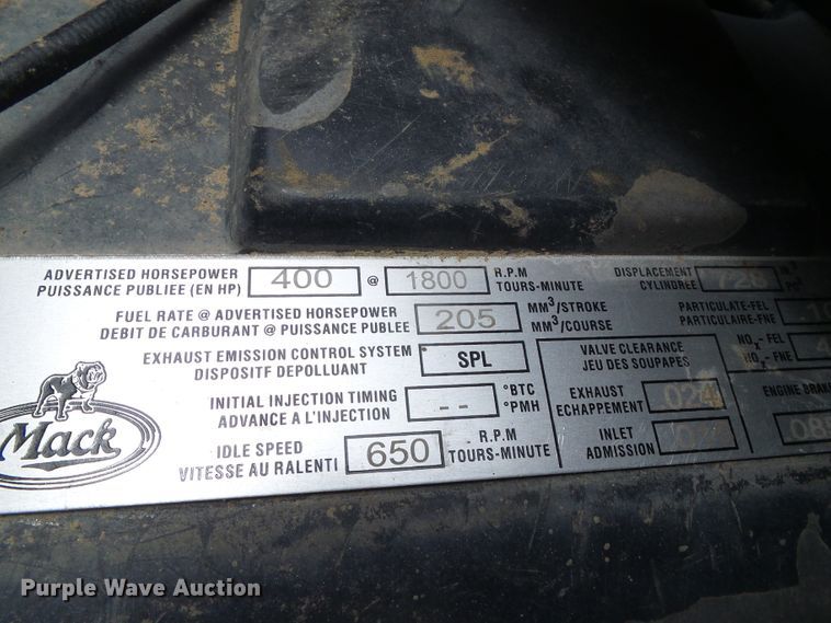 image for item DC5072 1999 Mack CH613 semi truck