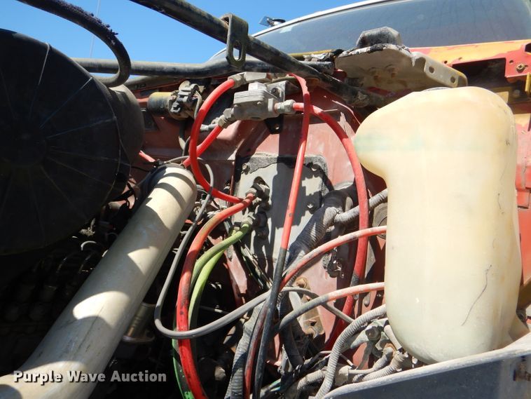 image for item DE3520 1996 Ford F800 crane truck