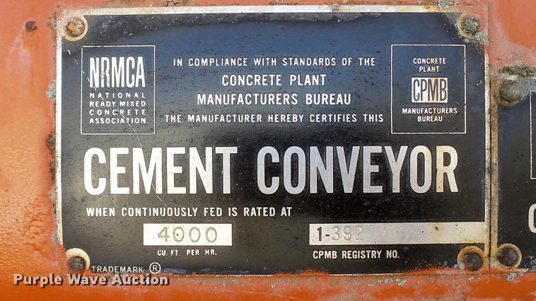 image for item DE4930 1973 Ross 250-8 Mobiliner Central Mix concrete plant