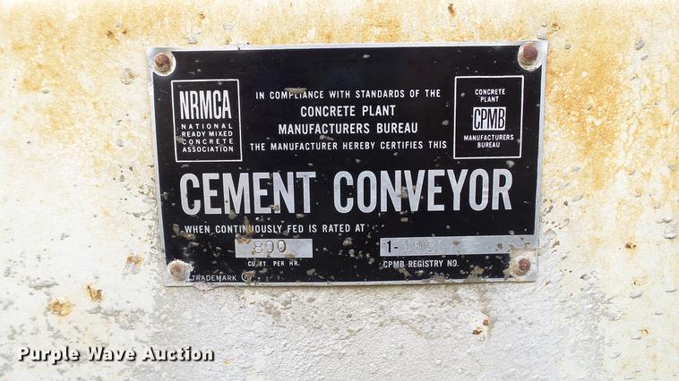 image for item DE4931 1990 Ross 135-10 Uniplant Central Mix concrete plant