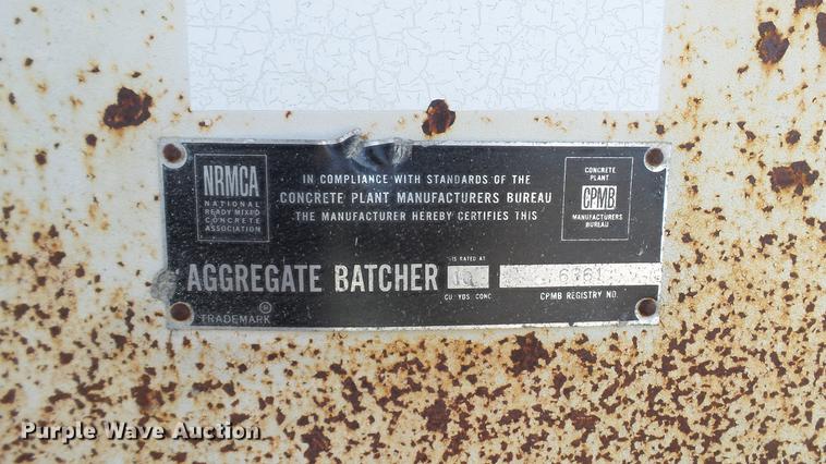 image for item DE4931 1990 Ross 135-10 Uniplant Central Mix concrete plant