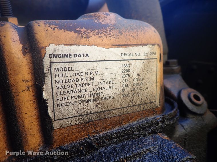 image for item DE5439 1981 Case 1845 skid steer