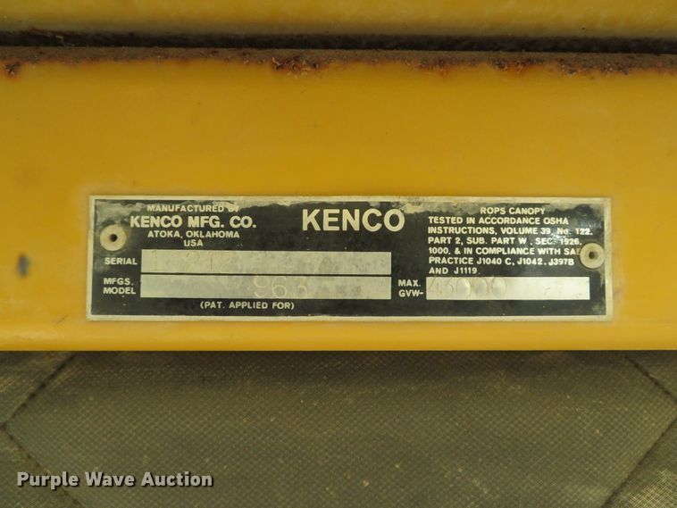 image for item DE8128 1988 Caterpillar 963 LGP track loader