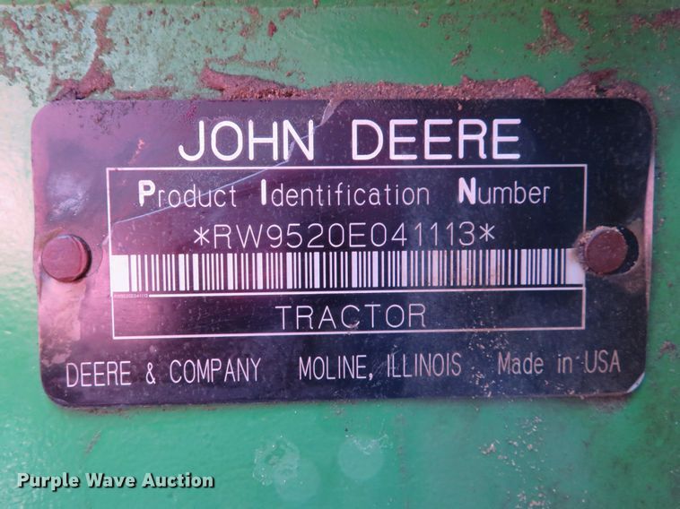 image for item DE8177 2006 John Deere 9520 Scraper Special 4WD tractor