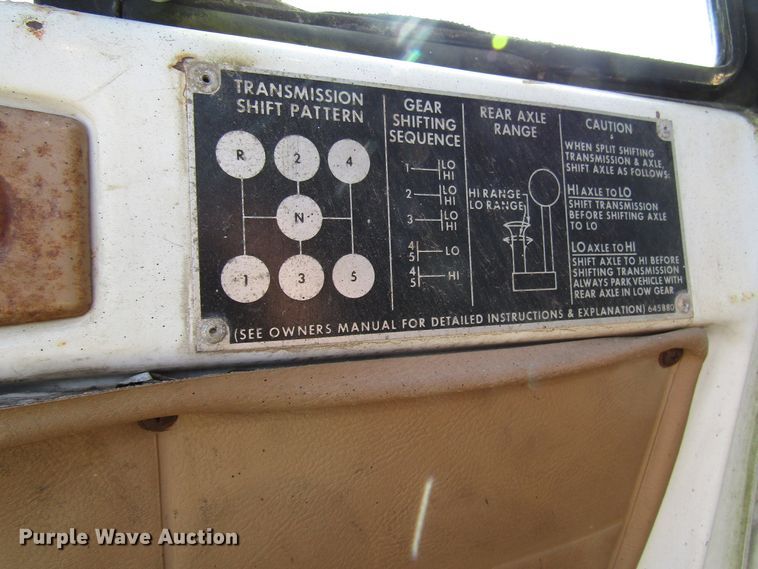 image for item DG1302 1980 GMC Brigadier truck cab and chassis