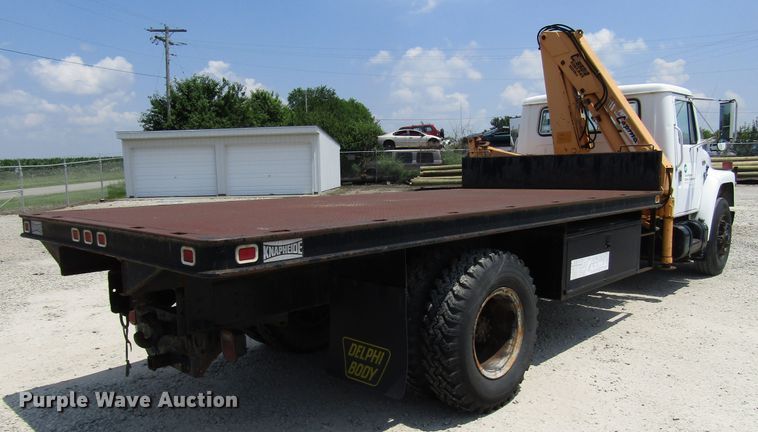 image for item DG1313 1987 International 1954 knuckle boom crane truck