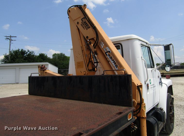 image for item DG1313 1987 International 1954 knuckle boom crane truck