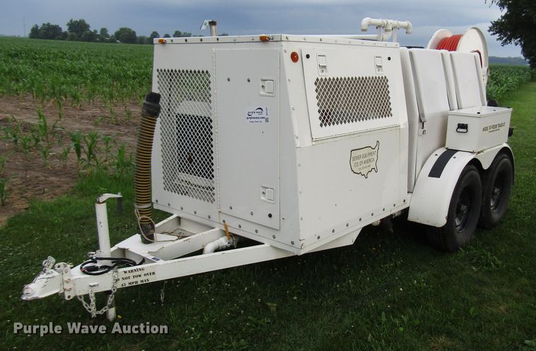 image for item DG1321 2001 Sewer Equipment Co. of America 747FR2000 jetter trailer