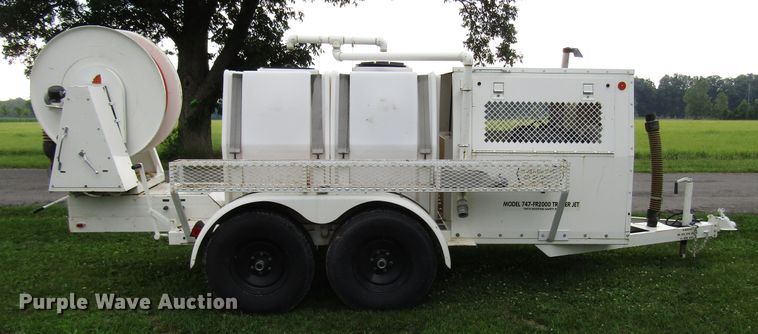 image for item DG1321 2001 Sewer Equipment Co. of America 747FR2000 jetter trailer