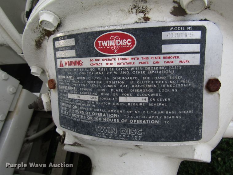 image for item DG1321 2001 Sewer Equipment Co. of America 747FR2000 jetter trailer