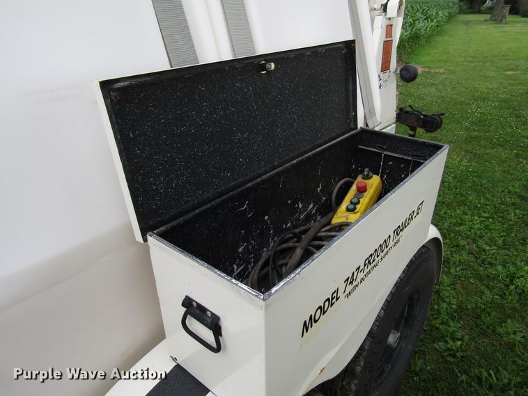 image for item DG1321 2001 Sewer Equipment Co. of America 747FR2000 jetter trailer