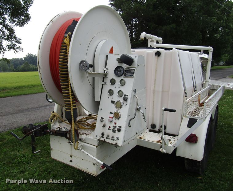 image for item DG1321 2001 Sewer Equipment Co. of America 747FR2000 jetter trailer