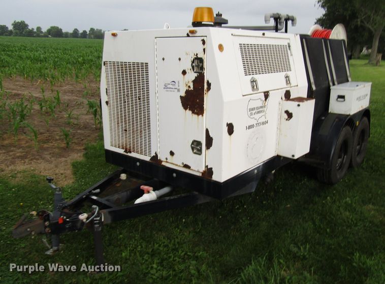 image for item DG1322 2004 Sewer Equipment Co. of America 747FR2000 jetter trailer