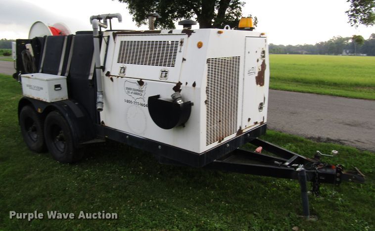 image for item DG1322 2004 Sewer Equipment Co. of America 747FR2000 jetter trailer