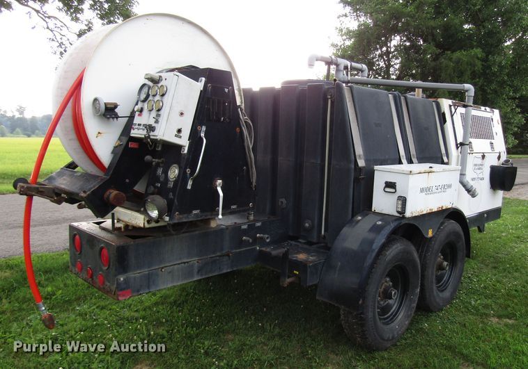 image for item DG1322 2004 Sewer Equipment Co. of America 747FR2000 jetter trailer