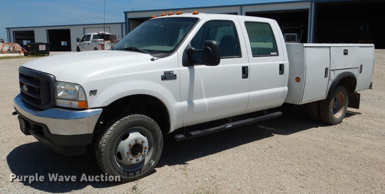 image for item DY9851 2002 Ford F550 XL Crew Cab service truck