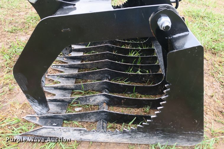 image for item EA9327 75"W skid steer grapple bucket