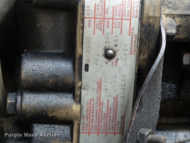 image for item EM9779 1990 White GMC WIA Aero truck chassis