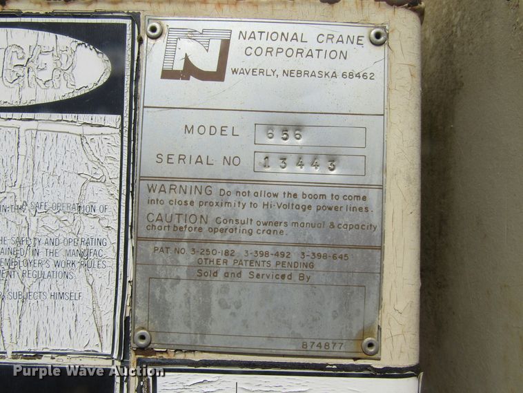 image for item EU9708 1997 Ford LT9000 crane truck