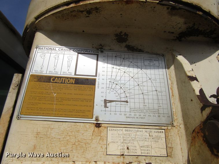 image for item EU9708 1997 Ford LT9000 crane truck