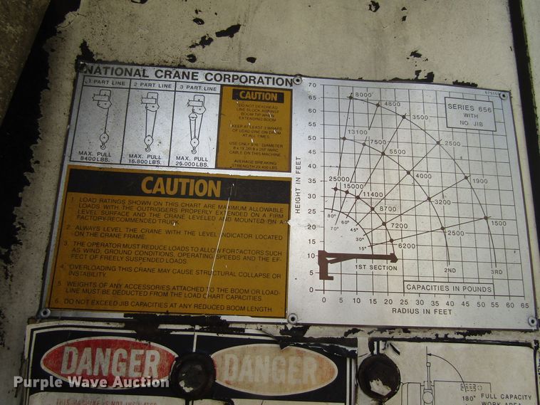 image for item EU9708 1997 Ford LT9000 crane truck